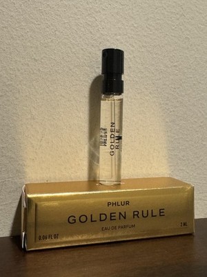 PHLUR Golden Rule Eau de Parfum EDP 2 ml / 0.06 oz Sample Size Spray New in Box