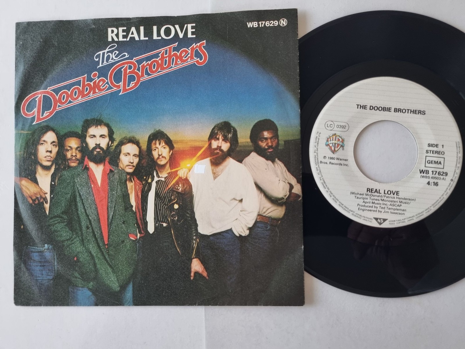 The Doobie Brothers - Real Love 7'' Vinyl Germany