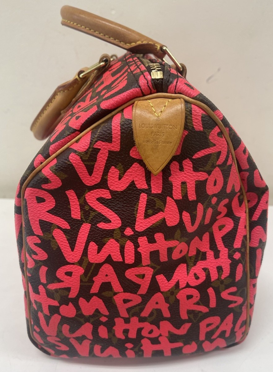 Louis Vuitton x Stephen Sprouse Pink Graffiti Speedy 30 Limited