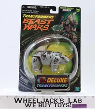 Rhinox Transformers Beast Wars Fox Kids 1999 Hasbro Action Figure NEW SEALED