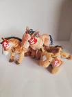 Vintage TY BEANIE BABY Horse Collection Of 3 CUTE!!