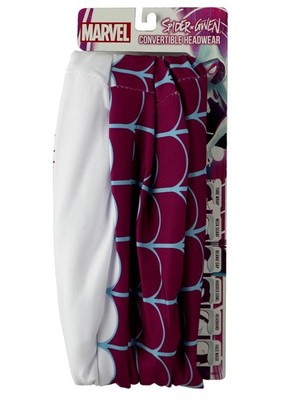 Spider-Gwen Convertible Headwear Wrap Scarf Beanie Cowl Mask Marvel Comics New