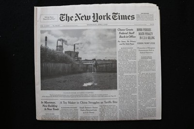 2025 APRIL 2 NEW YORK TIMES - BONDI PURSUES DEATH PENALTY IN C.E.O. KILLING