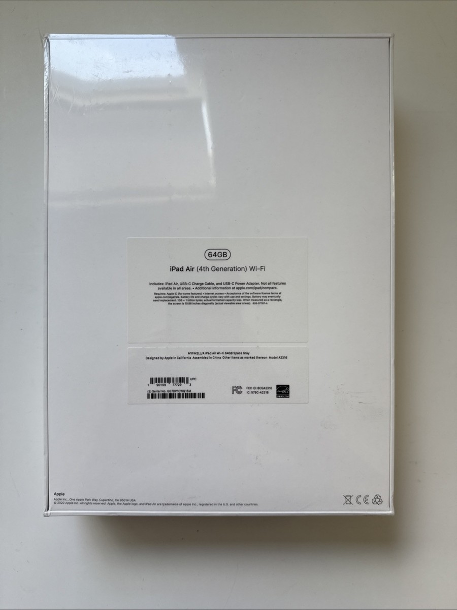 Apple iPad Air (4th Generation) A2316 64 GB, Wi-Fi, 10.9 in