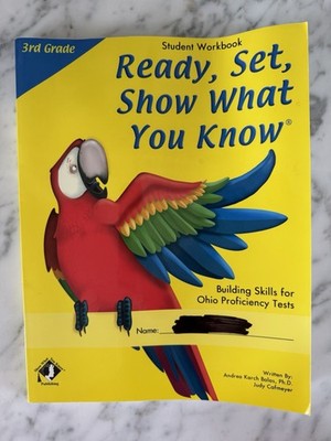 Ready Set Show What You Know Building￼ Skills For Ohio Proficiency Tests 3rd Gr