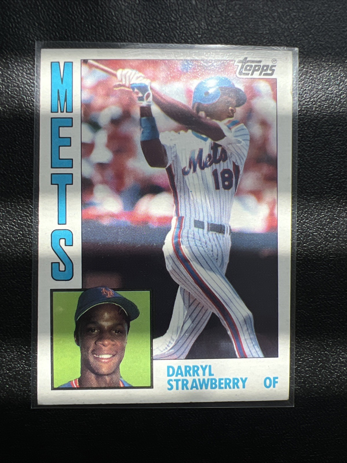 1984 Topps - Darryl Strawberry Rookie #182 & 1985 Topps  #570