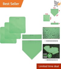 Baseball Base Set Rubber Glow-in-Dark 5-Piece for Backyard Play Practice