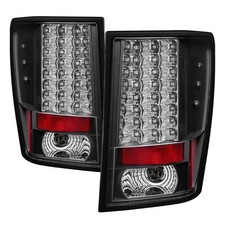 Fit Jeep 07-10 Grand Cherokee Black Led Rear Tail Lights Brake Lamp Set Fit Jeep 07-10 Grand Cherokee Black Led Rear Tail Lights Brake Lamp Set