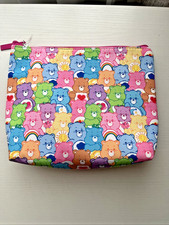 CloudCo Care Bears Makeup Bag Pouch NWOT