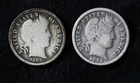 Set of 2: 1982, 1909-P Barber Dimes 10-cent value (10c) - Collectors Grade!