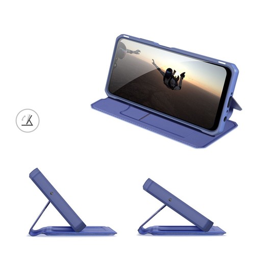 DUX DUCIS Skin X kabura etui pokrowiec z klapką Samsung Galaxy A03s niebieski - Zdjęcie 12 z 12