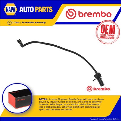 Brake Pad Wear Indicator Sensor fits AUDI S5 3.0 Front 09 to 17 Warning Contact