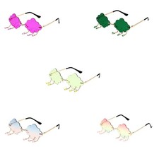 Sunglasses Frameless Hip Hop Glasses Girls Boys Rock Shades Tassels Rimless