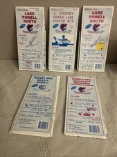 Fish-n-map-Lake/Res. Maps (5) L. Powell N &S, Bonny Res., Pueblo Res, L Granby