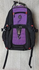 SHRRADOO Extra Large 50L Purple Travel Laptop Backpack With USB Charging Port