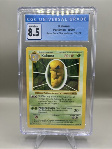 Kakuna (Shadowless) graded CGC 8.5 for sale on eBay