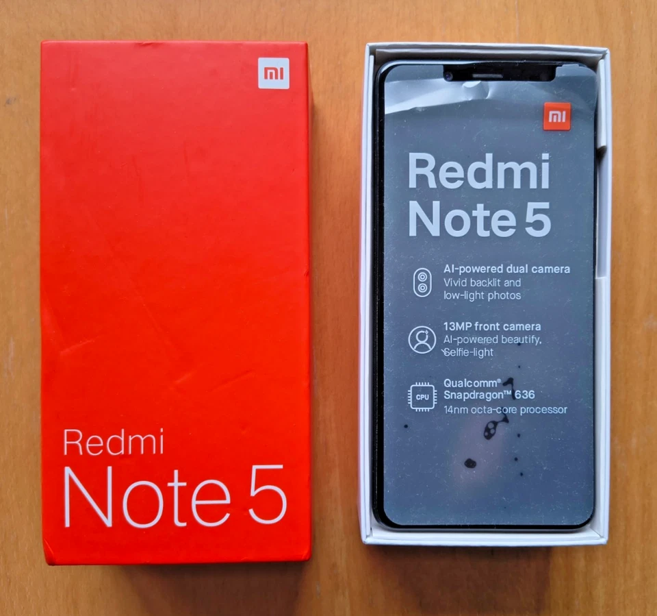 Xiaomi Redmi Note 5 Globale Version mit 4GB / 64GB mit OVP - Unlocked - Schwarz - Bild 4 von 4