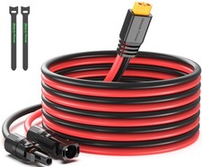 Solar to XT60 Charge Extension Cable 12AWG 10Ft Solar Connector to XT60 Adapt...