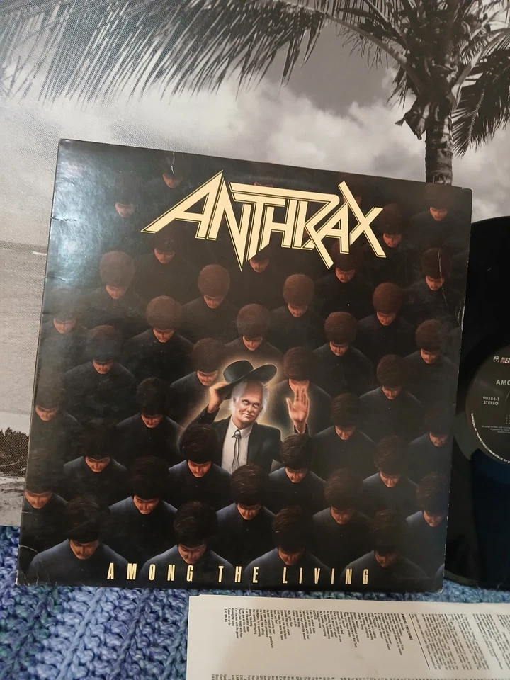 Anthrax – Among The Living 1987 Vinyl LP Foto 3 de 4