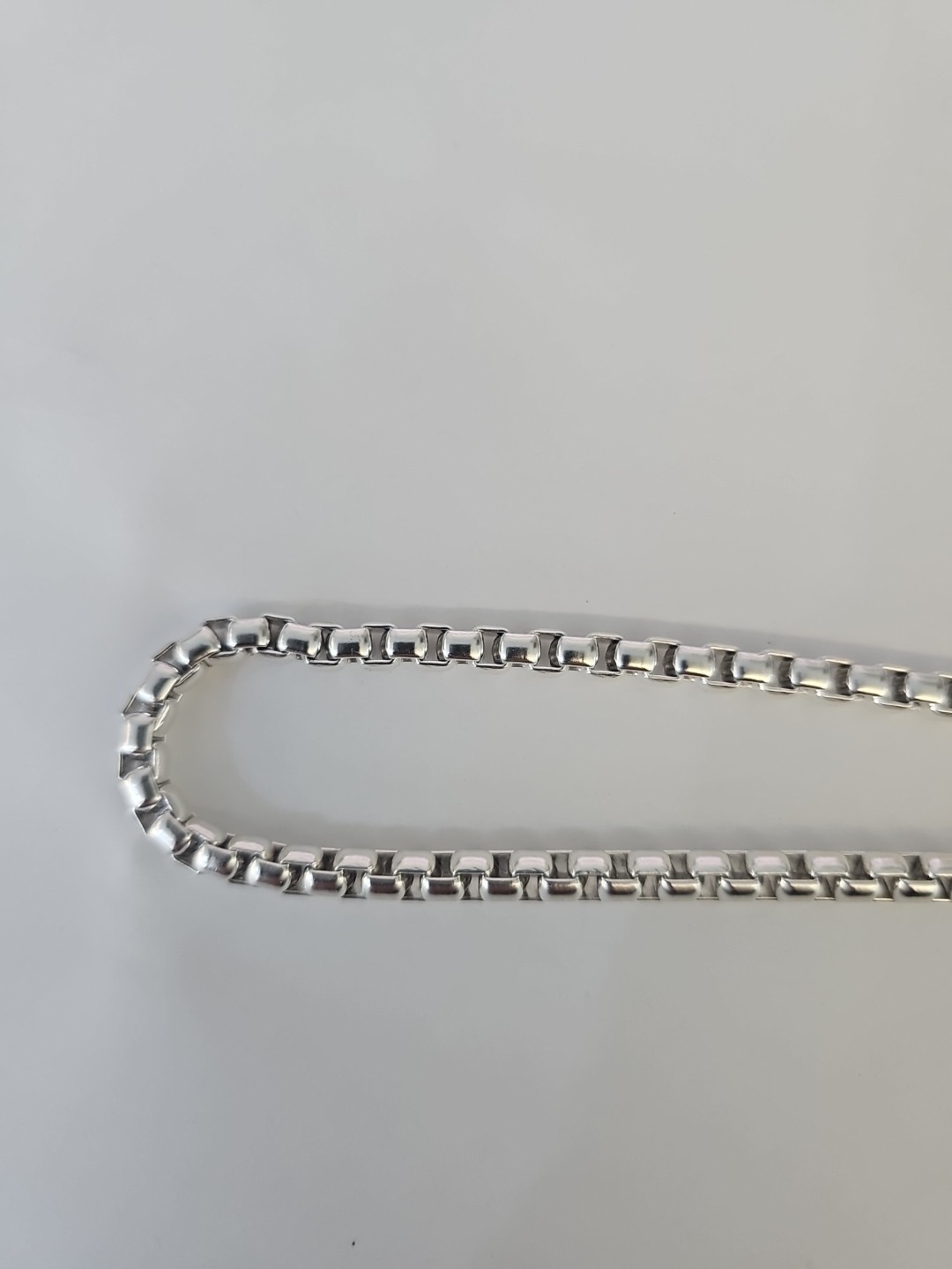 Sterling Silver 925 Solid 18'' Box Chain Necklace - image 8