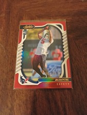 2022 Panini Absolute Rookies - Jalen Pitre #166 Red  Rookie #/ 100 Houston Texan