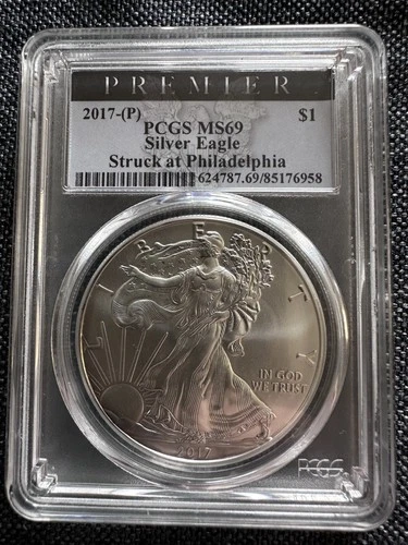 2017-P American Silver Eagle PCGS MS-69