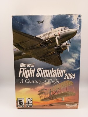 Microsoft Flight Simulator A Century of Flight PC CD-ROM New Sealed 2004