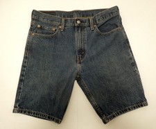 Levi's 405 Mens Blue Denim Jean Shorts W33 Inseam 9.5"