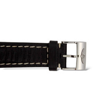 Breitling Transocean Chronograph 38 Black Dial Leather Band Steel Box Paper 2015 15