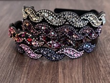 Women's Set Of 4 Rhinestone Hairbands Crystal Headband Hair Accessories Party