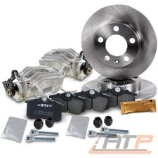 2x BREMSSCHEIBE Ø253 + BREMSBELÄGE + BREMSSATTEL HINTEN FÜR VW GOLF PLUS 5M
