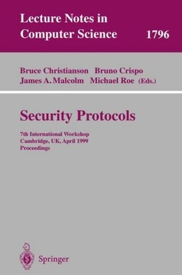 Security Protocols Bruce Christianson