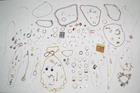 Costume Jewelry Lot-Rings-Gold & Silver Tone Necklaces-Some New & Vintage