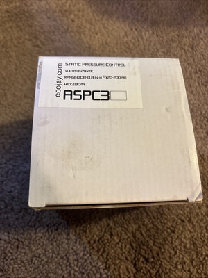 Ecojay Static Pressure Control ASPC3