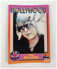 Paul Williams Signed Starline Hollywood Collectors Trading Card ACOA