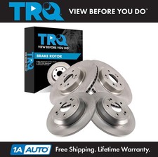 TRQ Front & Rear Brake Rotors Set Fits 2018-2020 Genesis G80