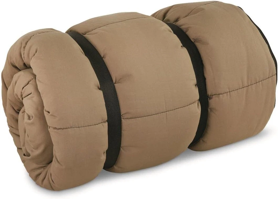 Nuevo saco de dormir cálido y ligero de lona de 0 grados para 2 personas clima frío camping Foto 4 de 4