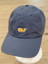 Vineyard Vines Blue Baseball Adjustable Cap Hat Yellow Whale