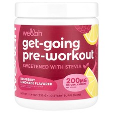 1 X Wellah, Get-Going Pre-Workout, Raspberry Lemonade, 11.9 oz 333 g 