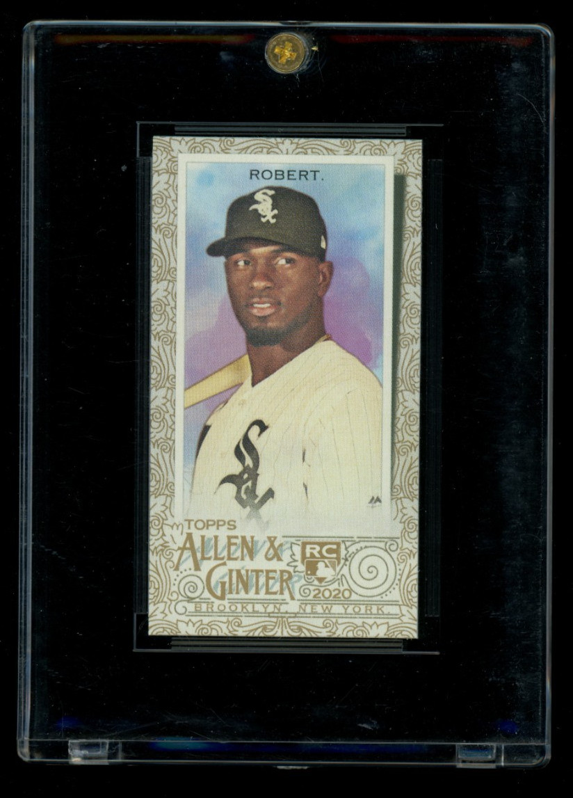 2020 Topps Allen & Ginter Gold Border Mini Luis Robert #256 Chicago White Sox