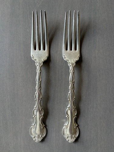Gorham - STERLING SILVER Flatware – TWO Dinner Forks