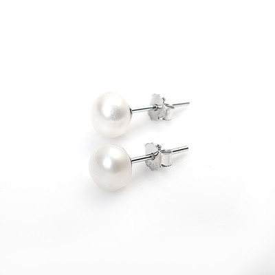 Sexy Sparkles Women's Sterling Silver & Freshwater Cultured Pearl Ear Post Stud 