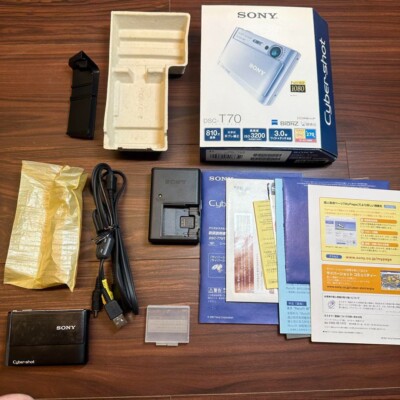 Sony Cyber-shot DSC-T20 8.1MP Digital Camera - Silver for