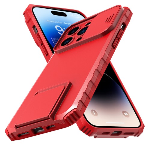 Funda rígida resistente a prueba de golpes con soporte para iPhone 14 Pro Max Plus cubierta blindada - Imagen 45 de 60