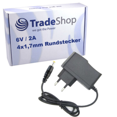 Netzteil Ladegerät 6V 2A für Omron M3 Comfort HEM-7155-E / HEM-7134-E, M3W, M3IT
