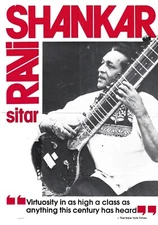 RAVI SHANKAR/ALLA RAKHA - SMALL POSTER FOR 5/30/81 CARNEGIE HALL CONCERT