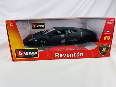 Burago Lamborghini Reventon BLACK Diecast Car 1/18 DIAMOND COLLECTION