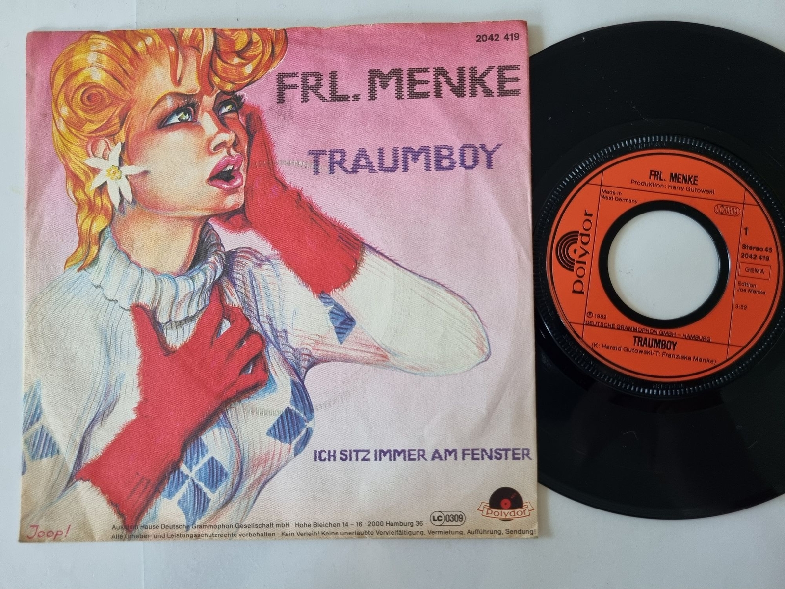 Frl. Menke - Traumboy 7'' Vinyl Germany
