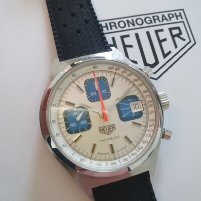 Vintage Heuer 1611 Chronograph - Near NOS - Valjoux 7765, 70er Jahre