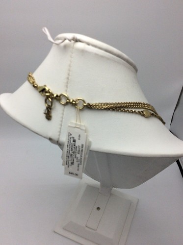 $45 Lucky Brand multi row bead & crystal Necklace f1207 - Picture 4 of 4